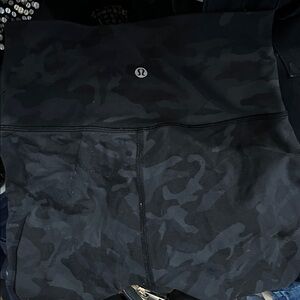 lululemon athletica Black Camo Leggings